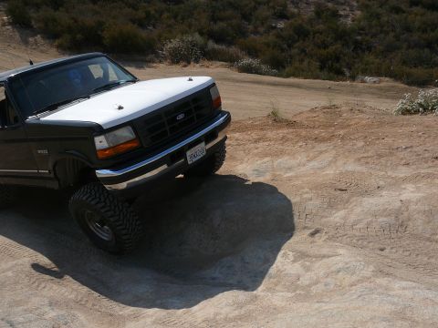 1988 Ford Bronco - This black and white Ford Bronco appears to be from the 1992-1996 generation, not the 1988 model year claimed by the registry.