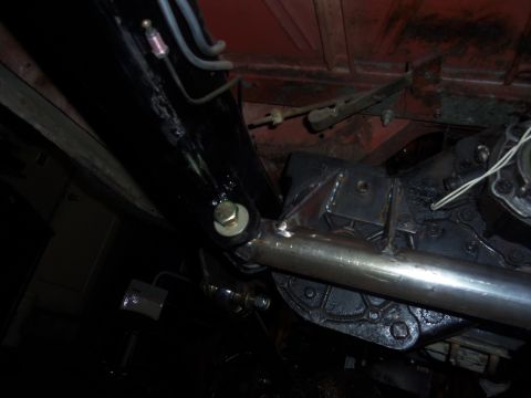1968 Ford Bronco - Underside view of a vehicle's anti-wrap mount crossmember, the Supermotors.net logo.