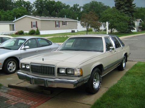 1988 Mercury Grand Marquis - First bath of 2013. 7-7-2013