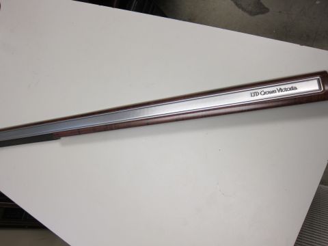 2001 Ford Crown Victoria - Interior trim piece with text identifying it as from an LTD Crown Victoria.