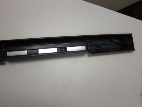 2001 Ford Crown Victoria - Close-up view of the interior of a model train car, showing internal components.