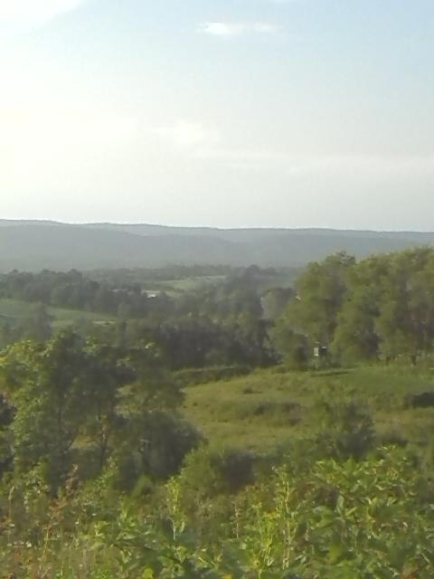 1979 Ford Bronco - A wide view of a rural landscape with hills and trees, a watermark at the bottom right.