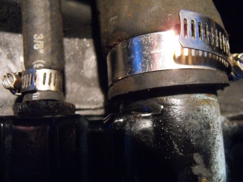 1986 Chrysler Fifth Avenue - 3/8 inch hoses connect from the in-rad cooling loop to 3/8 inch I.D. polymer coated, high copper content Polyarmour steel lines. By the tim…