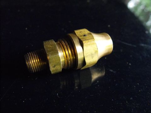1986 Chrysler Fifth Avenue - These fittings allow you to screw into the stock transmission supply and return ports and adapt you out to 3/8 inch lines.