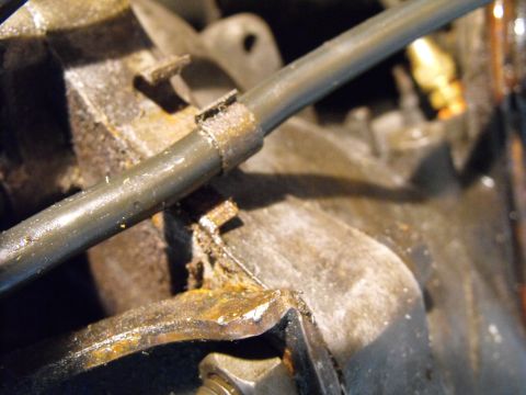 1986 Chrysler Fifth Avenue - One more shot of how well they simply clipped into the stock mounting clips.