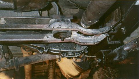 1980 Ford Bronco - Crossmember from front