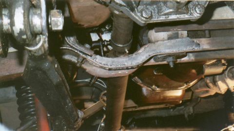 1980 Ford Bronco - Crossmember from back