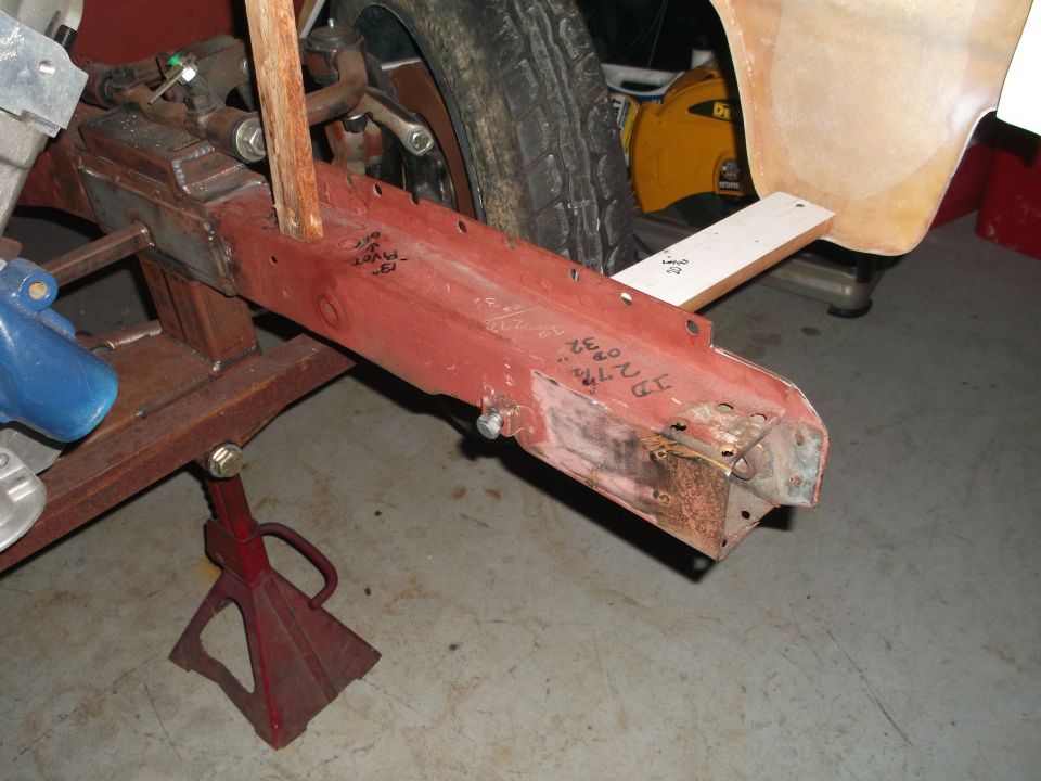 Left side frame rail was untouched, no damage at all.