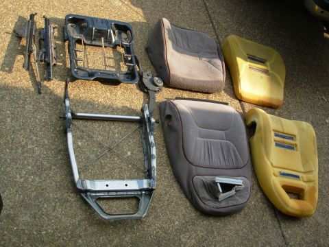 1994 Ford Crown Victoria - This is a '97 E-serieschair that's going in my Bronco. This one has manual slides, but I'm looking for another 4-way powered base for it.