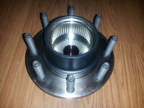 1988 Ford Bronco - This wheel hub assembly features six studs and a splined interior, likely for a truck or SUV. The registry claims it is a 1988 Ford Bronco…