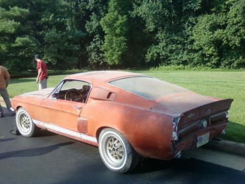 1971 Ford Ranchero - This 1967 Ford Mustang Fastback is in rough condition, missing its rear bumper and taillights.