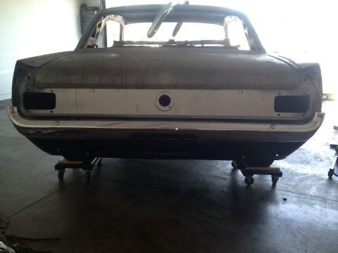 1965 Ford Mustang - 65 Mustang bumper, valance, trunk lid, exhaust done