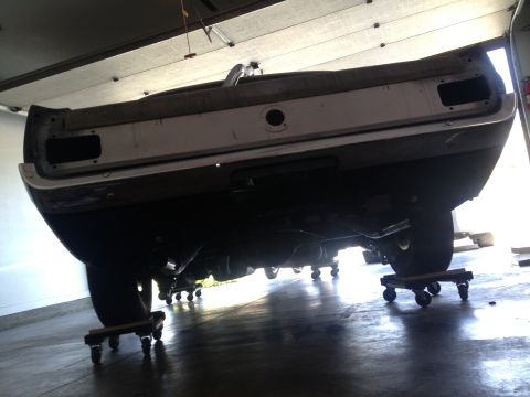 1965 Ford Mustang - 65 Mustang bumper, valance, trunk lid, exhaust done