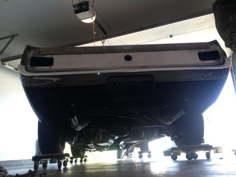 1965 Ford Mustang - 65 Mustang bumper, valance, trunk lid, exhaust done