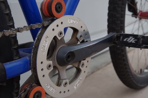 1983 Ferrari Enzo - This image shows a bicycle's crankset, chain, and pedal, not a 1983 Ferrari Enzo.