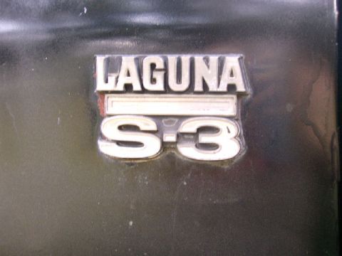 1975 Chevrolet Chevelle - Close-up of the Laguna S-3 emblem, indicating a 1975 Chevrolet Chevelle.
