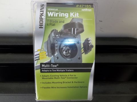 1995 Ford Bronco - This Hopkins Multi-Tow wiring kit adapts existing vehicle 4-flat connectors to a mountable multi-tow connector and includes mounting hardwa…