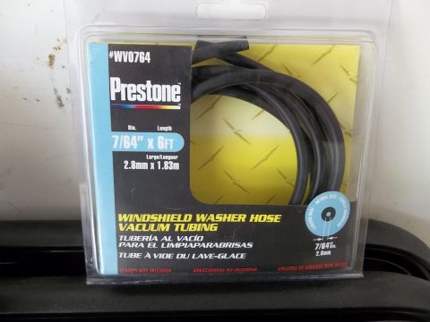 1995 Ford Bronco - This is a package of Prestone windshield washer hose vacuum tubing, measuring 7/64" in diameter and 6ft in length.