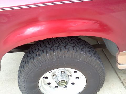 1995 Ford Bronco - Passenger fender done