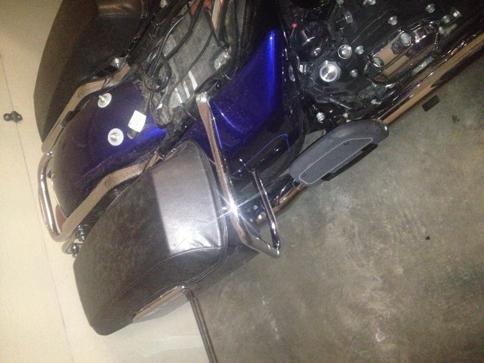 07 Harley Touring rick doss saddlebag eliminator brackets