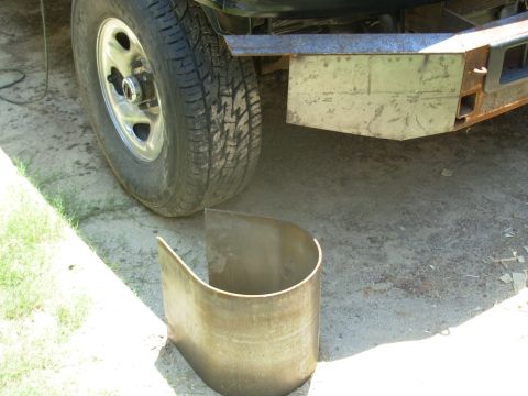 1983 Ford Bronco - I had this drop of 1/4" plate rolled into a 12" O.D. at a local fab shop.