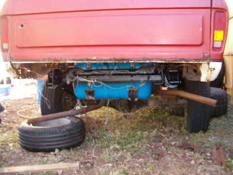 1979 Ford Bronco - Got most of the frame done... all of the rear part is done.