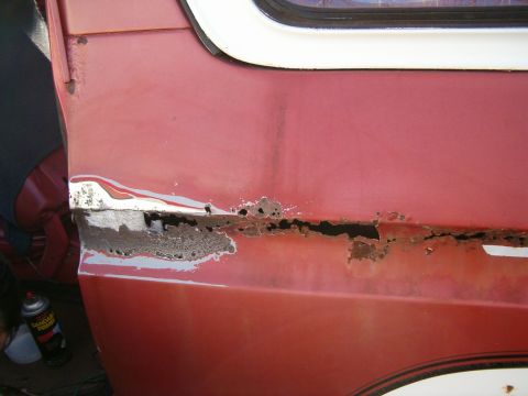 1979 Ford Bronco - The bondo spot again..