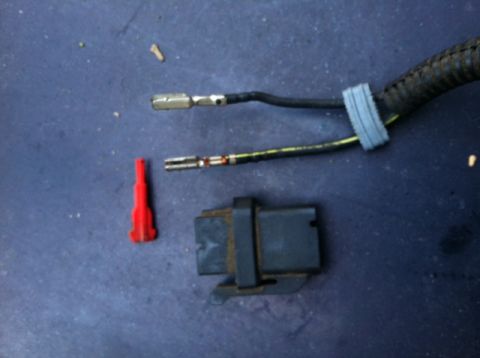 1968 Ford Ranchero - Disassembled harness connector.