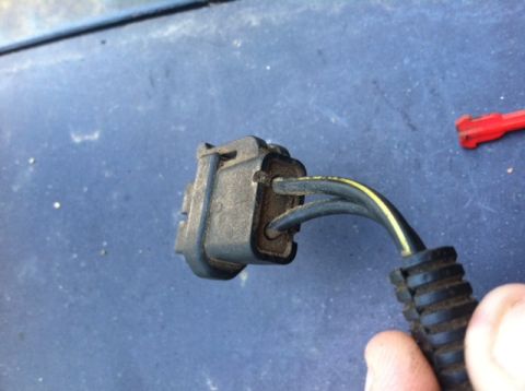 1968 Ford Ranchero - Step 3 - Remove the foam/rubber weather protection from the back of the connector. This is just pressed in place, and can be removed by pla…