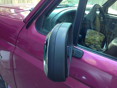 1992 Ford F-150 - Plastic painted black to make them look better.