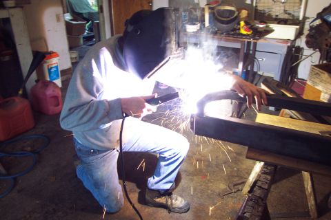 1996 Ford Bronco - More welding. (12/20/2003)