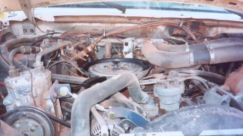 1987 Ford Bronco - re-heating pizza