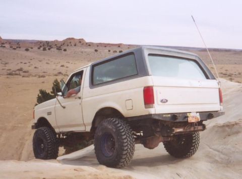 1987 Ford Bronco - me on snoopy rock