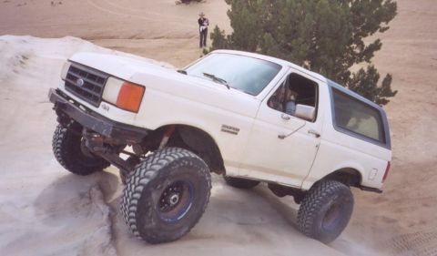 1987 Ford Bronco - me on snoopy rock