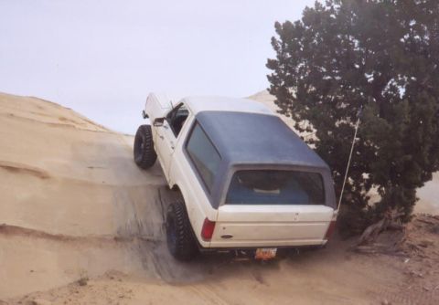 1987 Ford Bronco - me on snoopy rock