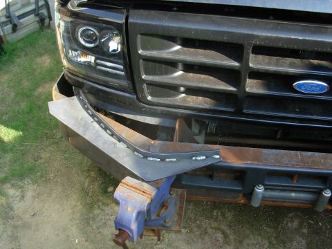 1983 Ford Bronco - I hand-bent this 1" lip.