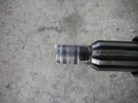 1972 Ford Ranchero - I hit it with Black Sharpie to confirm where it was, right at the old wear pattern