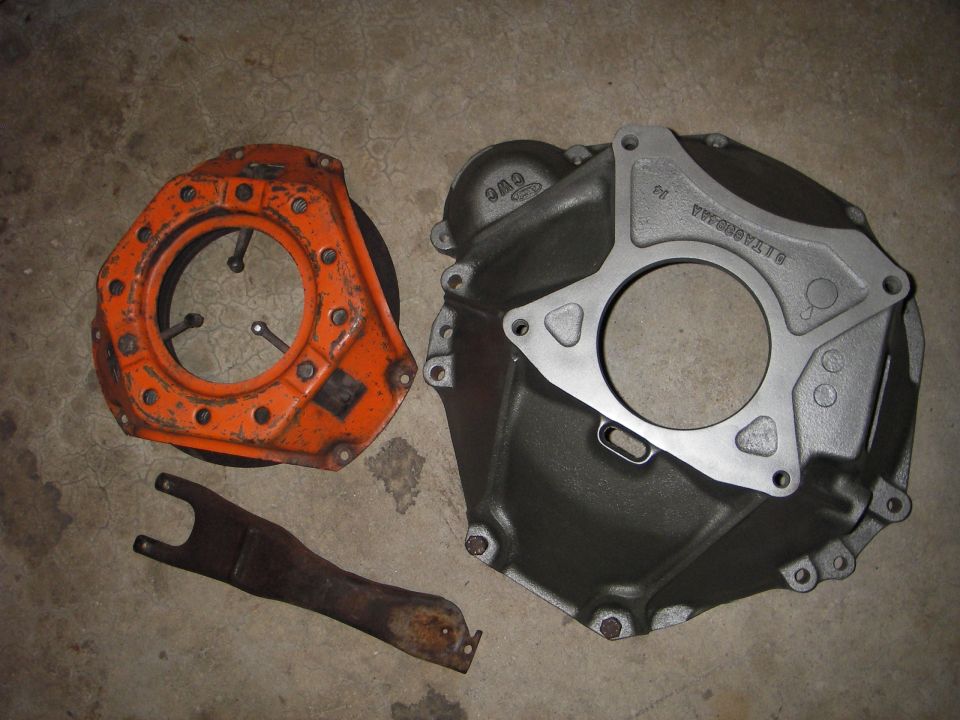 bell, pressure plate & fork