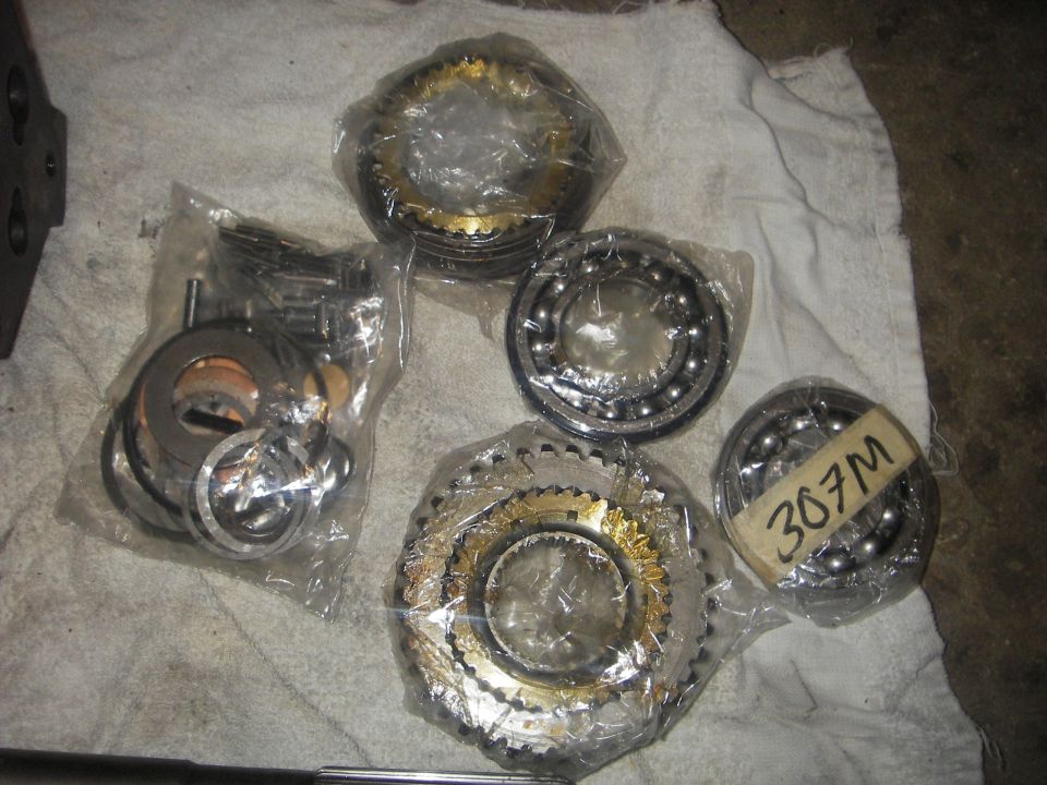 new bearings, synchros & small parts