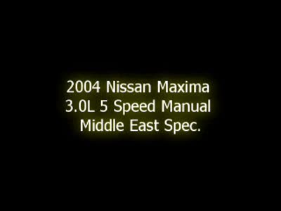 2004 Nissan Maxima - *STREET RACING* My Maxima VS Honda Accord (mild modified)