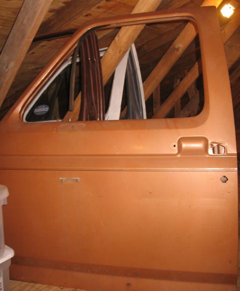 1980 Ford Bronco - Drivers door shell outside. $50 obo