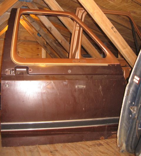1980 Ford Bronco - Passenger door shell outside. $50 obo
