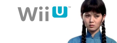 2006 Ford E350 - A woman with braided hair stands next to the Wii U logo.