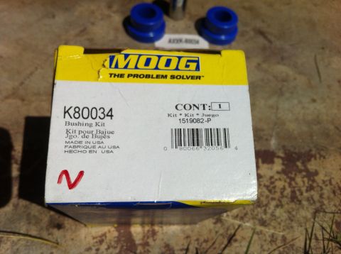 1986 Ford Bronco - MOOG K80034 Bushing Kit Box