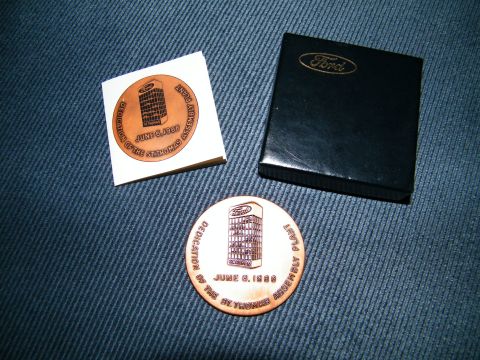 2004 Ford Crown Victoria - A Ford coin and presentation box commemorate the June 6, 1968, dedication of the St. Thomas Assembly Plant.