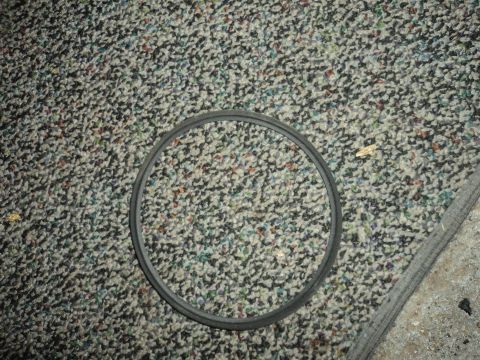 2004 Mercury Grand Marquis - An automotive belt is shown on a carpeted surface.