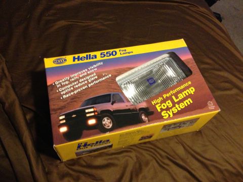 1992 Ford F-150 - Hella 550 Fog Light Kit. Purchased from Amazon for ~$85. Hopefully these will give me some more light.