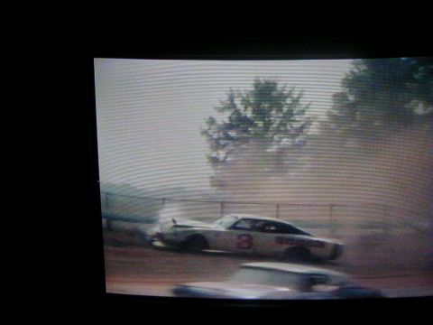 1993 Ford Bronco - This just after it hit the rail.