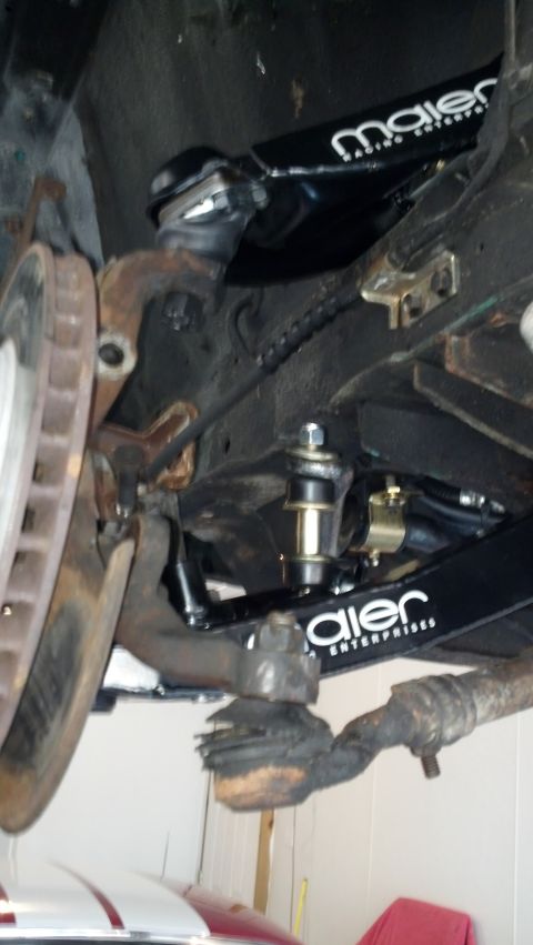 1970 Ford Torino - Aftermarket suspension parts from Maier Racing Enterprises are installed on a vehicle.