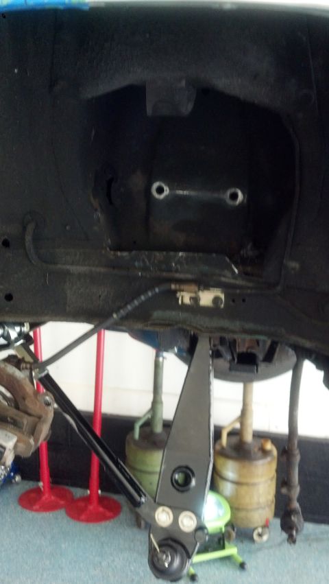 1970 Ford Torino - The photo shows a close-up of vehicle suspension components, not a complete vehicle.